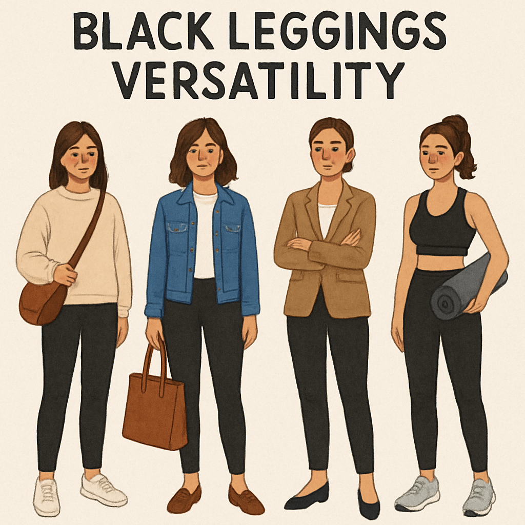 Chic Outfits: Black Leggings with Boots