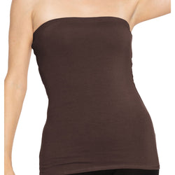 Women's Cotton Strapless Tube Top | Small - 5X