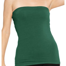 Women's Cotton Strapless Tube Top | Small - 5X