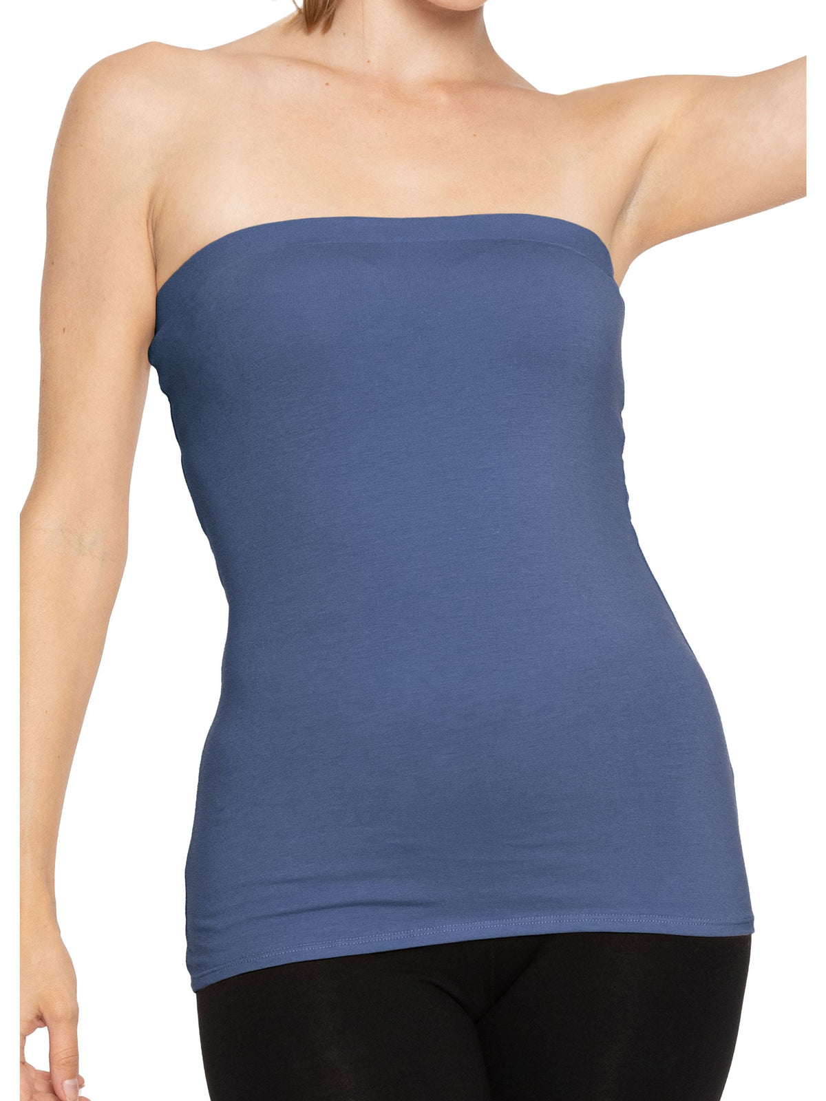 Women's Cotton Strapless Tube Top | Small - 5X