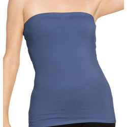 Women's Cotton Strapless Tube Top | Small - 5X