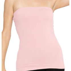 Women's Cotton Strapless Tube Top | Small - 5X