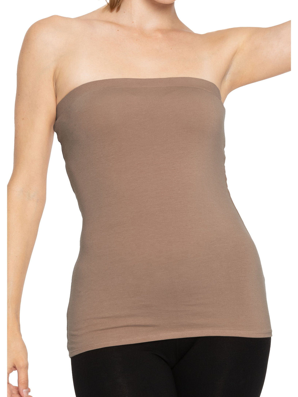 Women's Cotton Strapless Tube Top | Small - 5X