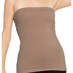 Women's Cotton Strapless Tube Top | Small - 5X