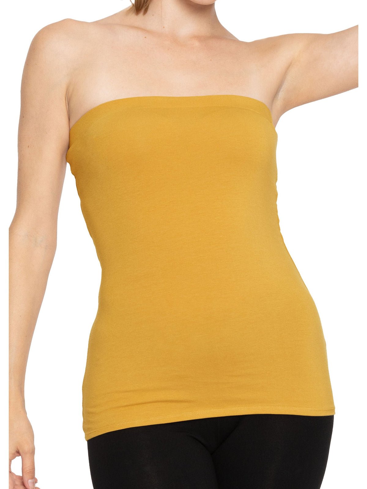 Women's Cotton Strapless Tube Top | Small - 5X