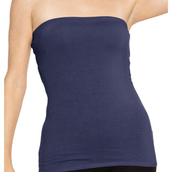 Women's Cotton Strapless Tube Top | Small - 5X