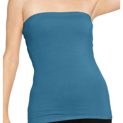 Women's Cotton Strapless Tube Top | Small - 5X