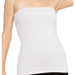 Women's Cotton Strapless Tube Top | Small - 5X