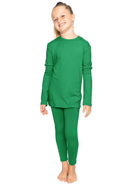 Oh So Soft Youth Girls Long Sleeve Crew and Leggings Set, Includes Top and Bottom Youth Sizes 4 - 16