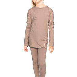 Oh So Soft Youth Girls Long Sleeve Crew and Leggings Set, Includes Top and Bottom Youth Sizes 4 - 16