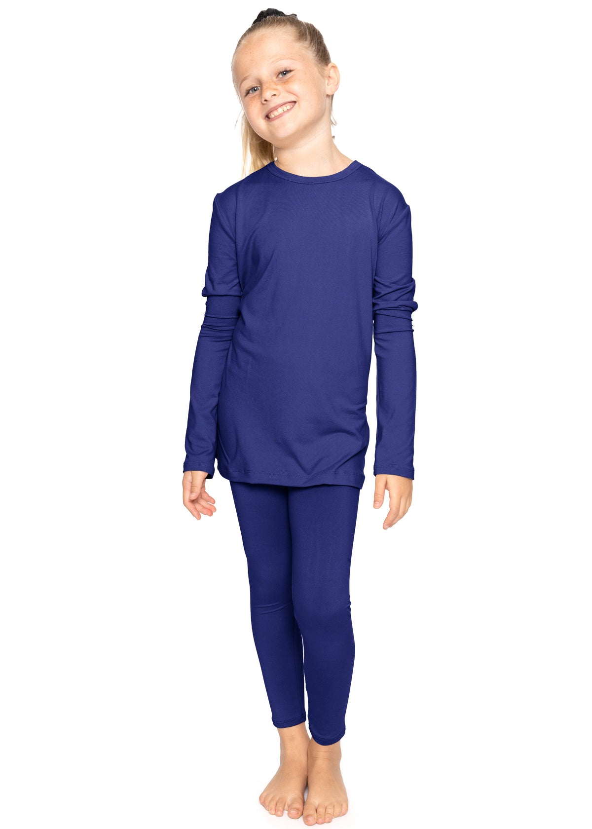 Oh So Soft Youth Girls Long Sleeve Crew and Leggings Set, Includes Top and Bottom Youth Sizes 4 - 16