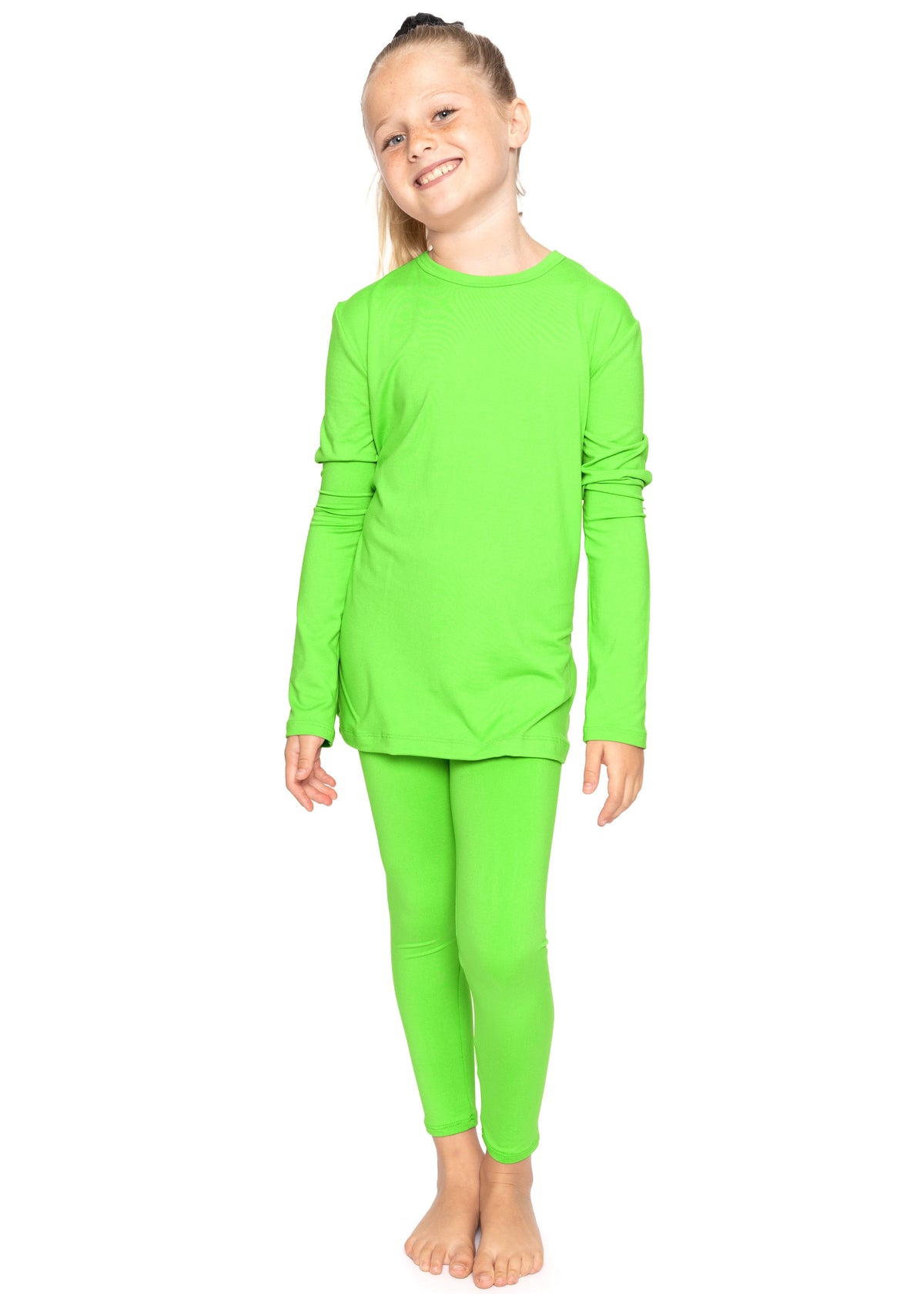 Oh So Soft Youth Girls Long Sleeve Crew and Leggings Set, Includes Top and Bottom Youth Sizes 4 - 16