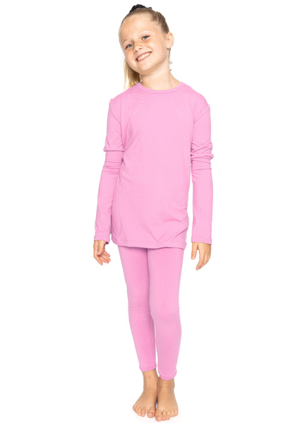 Oh So Soft Youth Girls Long Sleeve Crew and Leggings Set, Includes Top and Bottom Youth Sizes 4 - 16