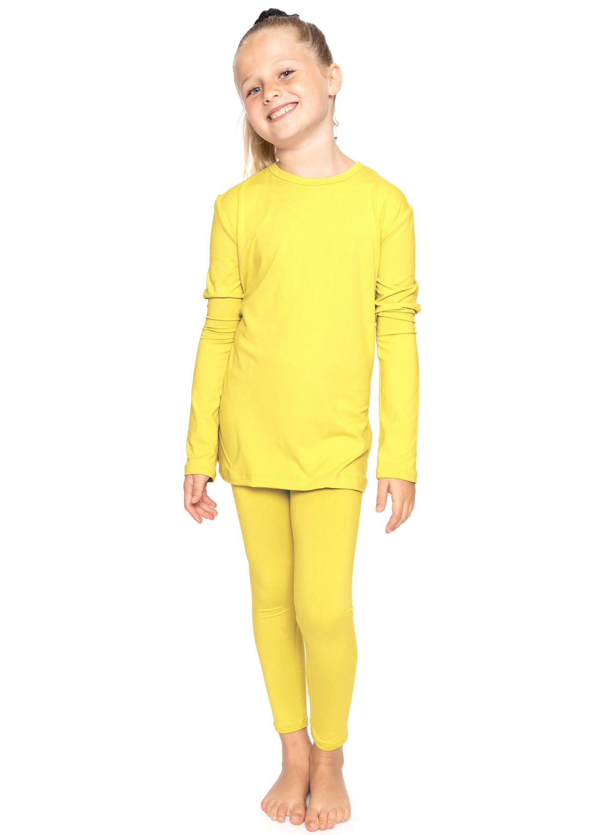Oh So Soft Youth Girls Long Sleeve Crew and Leggings Set, Includes Top and Bottom Youth Sizes 4 - 16