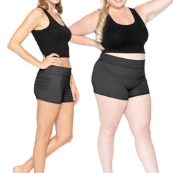 Women's Teamwear Foldover Yoga Shorts  | Small - X-Large