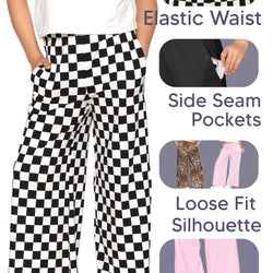 Girls Cotton Wide Leg Pants | Pull-On Style with Pockets | Soft Stretch, Everyday Wear | Sizes 4 to 16