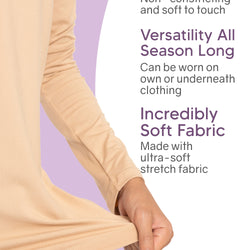 Oh So Soft Boy's Long Sleeve Poly Spandex Turtleneck | Youth Size 2 to 16