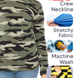 Youth Girls Oh So Soft Long Sleeve Crew Neck Top Youth Sizes 2 to 16