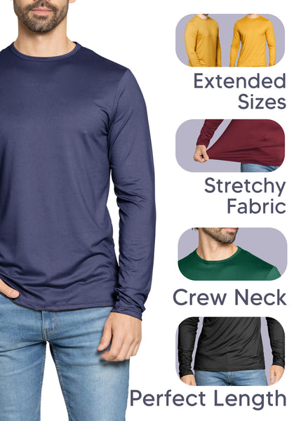 Men's Oh So Soft Long Sleeve Top | Small to 3X