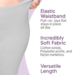 Women's Plus Size Full Length Cotton Leggings | X-Large to 3X