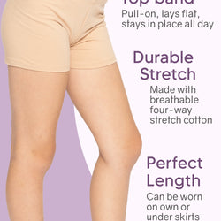 Youth Girl's Stretch Cotton Booty Shorts | Sizes 2 to 16