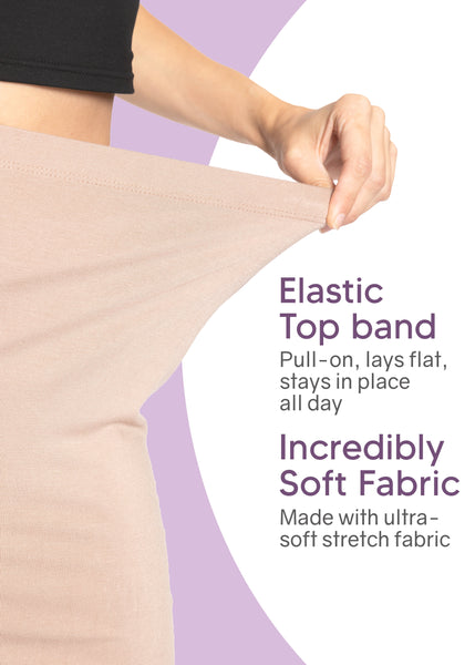 Women's Plus Size Soft Stretch MIDI Skirt | X-Large - 3X