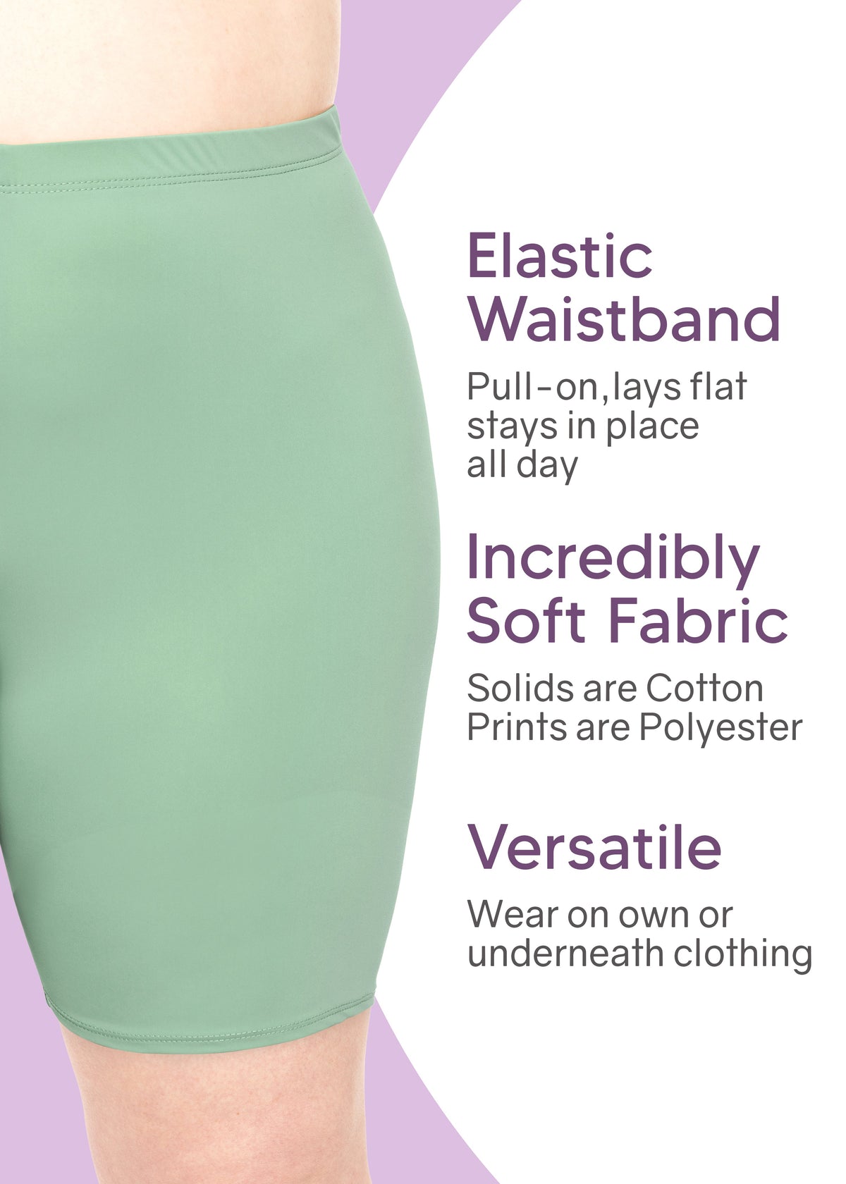 Women's Plus Size Cotton Biker Shorts | X-Large to 3X