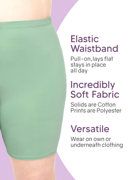 Women's Plus Size Cotton Biker Shorts | X-Large to 3X