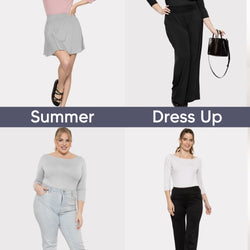 Women's and Plus Oh So Soft ¾ Boat Neck Top | Small to 3X