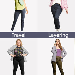 Women's High Waist Pull On Jeggings | X-Large to 3X