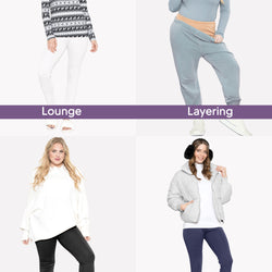 Women's Plus Size Minky Fleece Leggings | X-Large to 7X