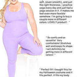 Women's Plus Size Teamwear Cotton Tank Unitard | X-Large to 7X