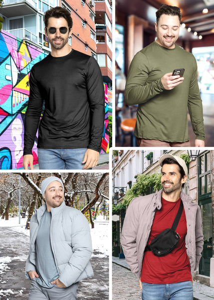 Men's Oh So Soft Long Sleeve Top | Small to 3X