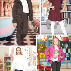 Girl's Fleece Footless Leggings | Sizes 4 - 16