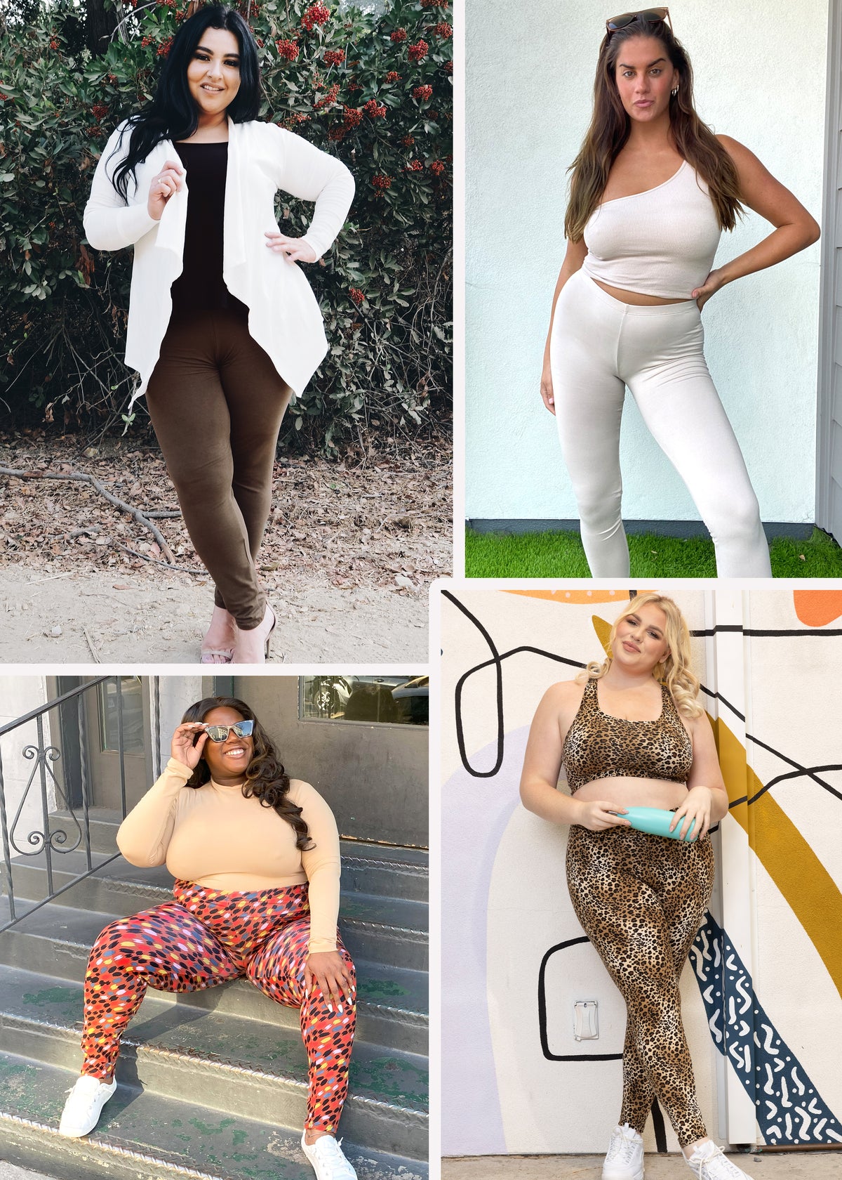 Women's Plus Size Full Length Cotton Leggings | X-Large to 3X