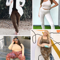 Women's Plus Size Full Length Cotton Leggings | X-Large to 3X