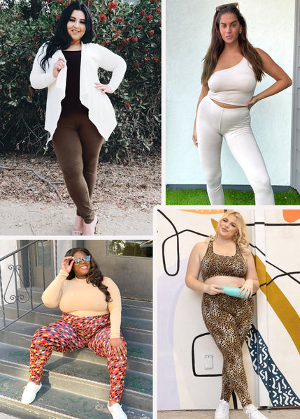 Women's Plus Size Full Length Cotton Leggings | X-Large to 3X