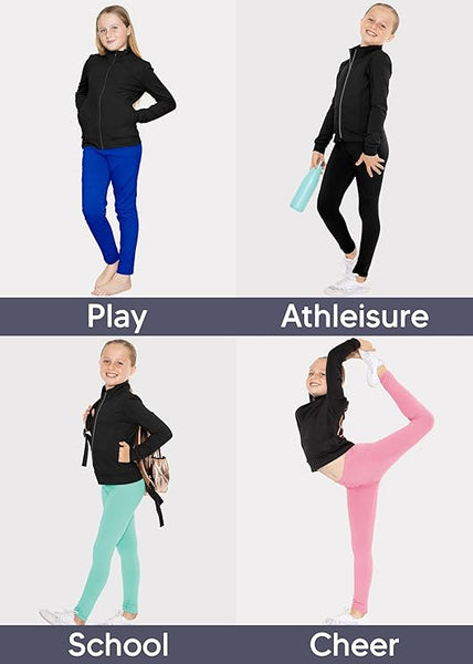 Girl's Micro Fleece Performance Jackets | Youth Size 2 to 12
