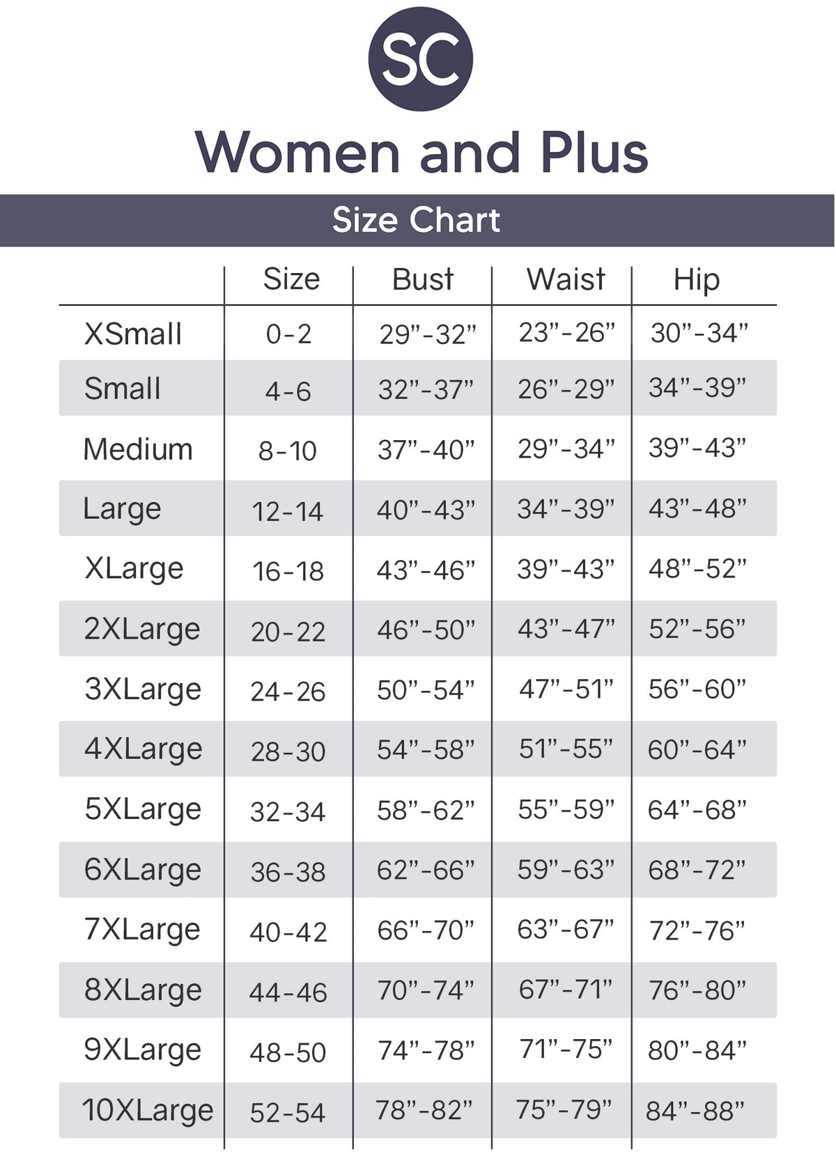 Women's and Plus Regular Turtleneck | Small to 5X