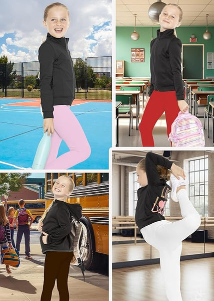 Girl's Micro Fleece Performance Jackets | Youth Size 2 to 12