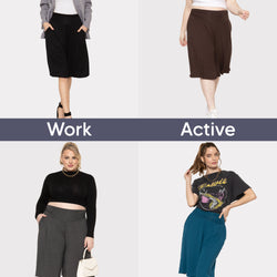 Women's Straight Leg and Flowy Gaucho Pants with Pockets | Small - 3X