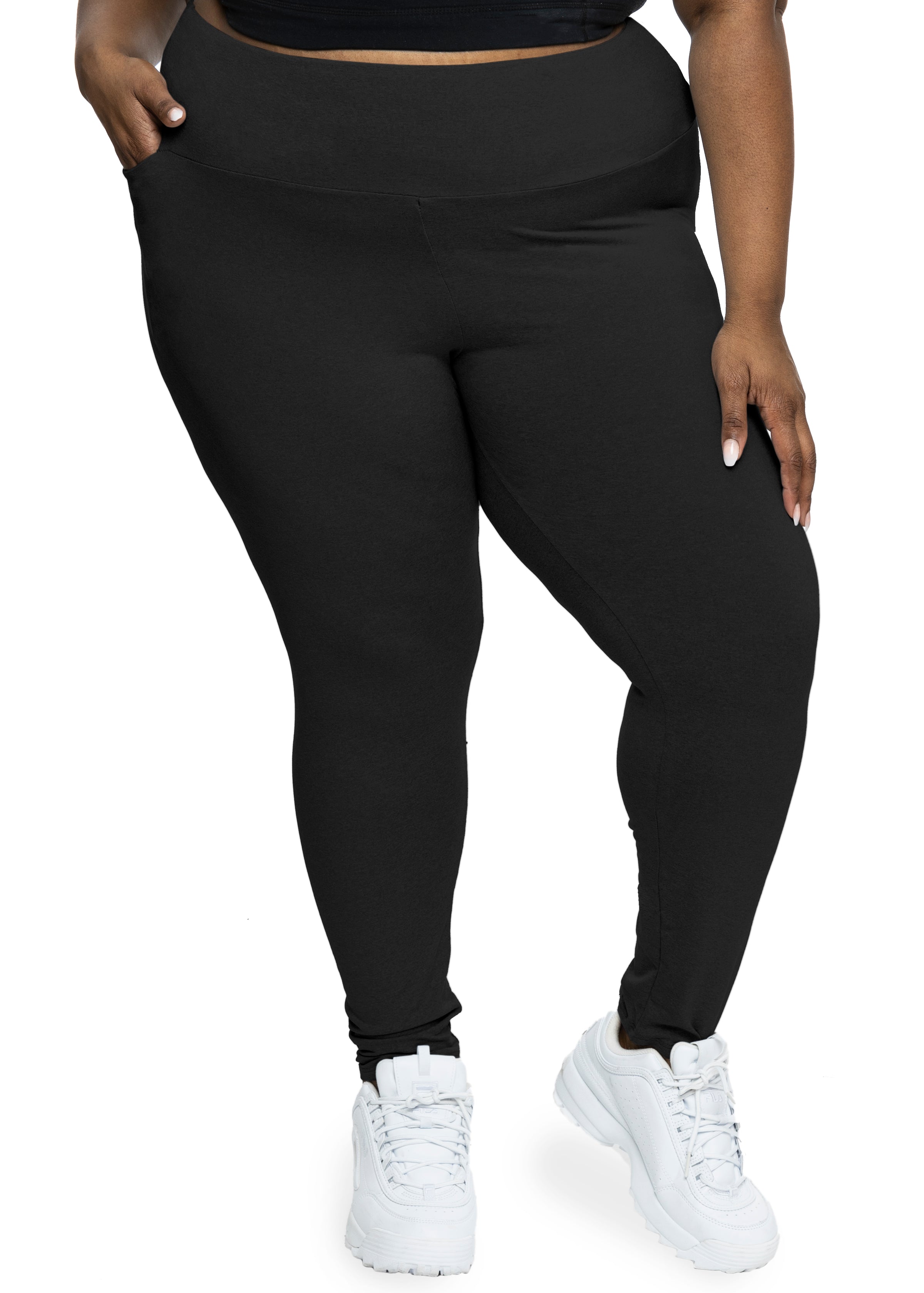 YHWW Leggings,Casual Leggings Women Black Plus Size Elastic