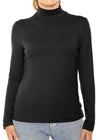 Oh So Soft Long Sleeve Mock Turtle Neck Top