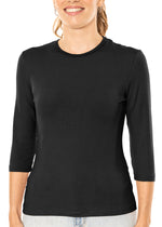 Oh So Soft ¾ Sleeve Crew Neck Top