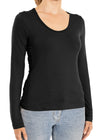 Oh So Soft Long Sleeve Scoop Neck Top