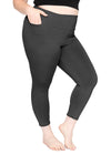 Plus Size Oh So Soft High Waist Crop Leggings with Pocket