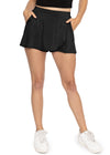 Premium Stretch Rayon Wrap Tennis Skort with Pockets