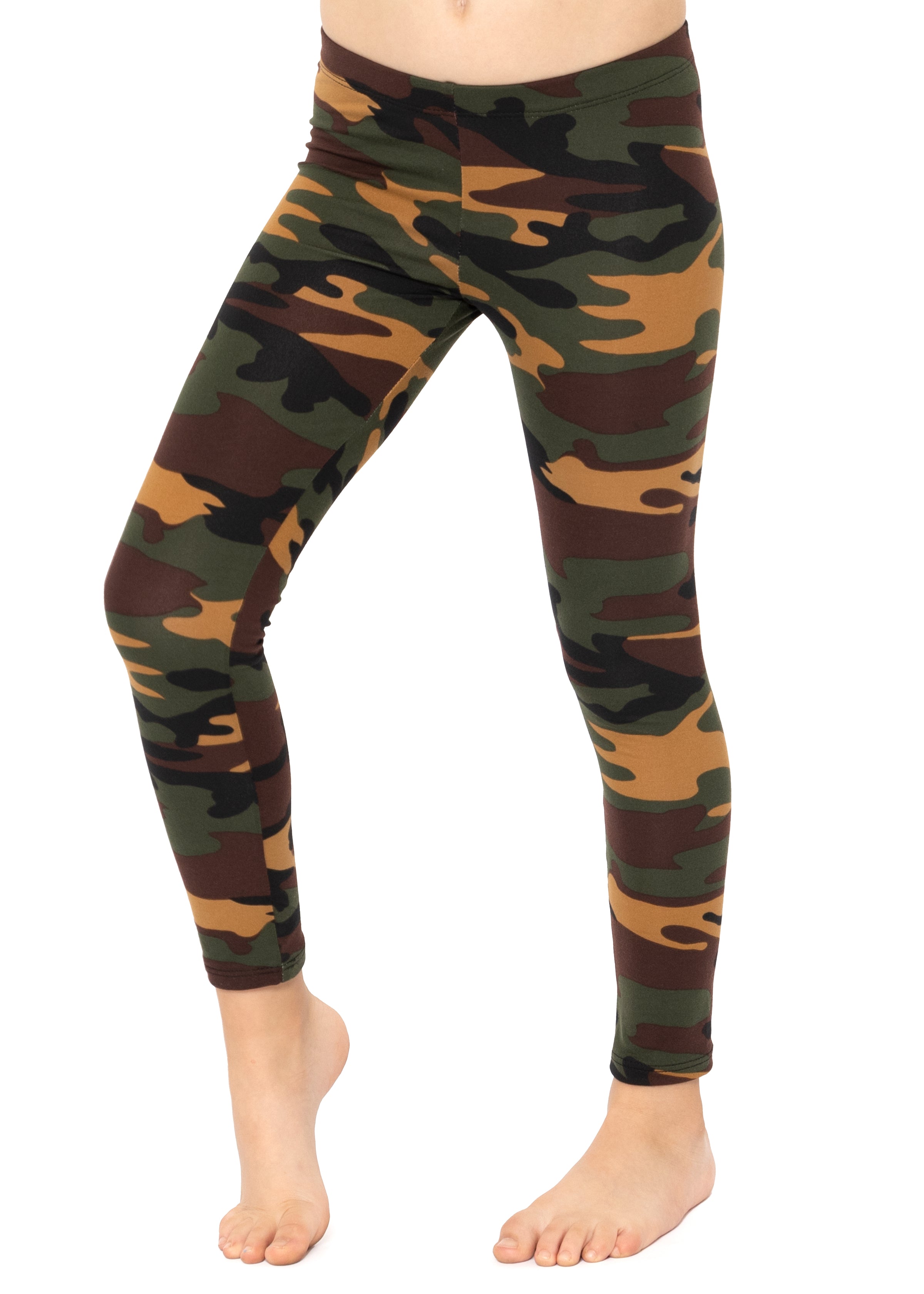  Leggings Oh So Soft hasta la rodilla para niña, Talla 4-14