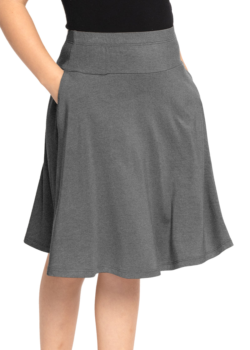 Girl's A-Line Skirt with Pockets