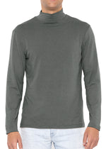 Men’s Oh So Soft Luxe Mock Neck Turtleneck Long Sleeve Shirt